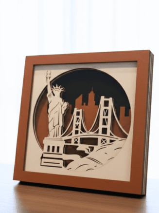 Statue of Liberty Wooden Wall Décor