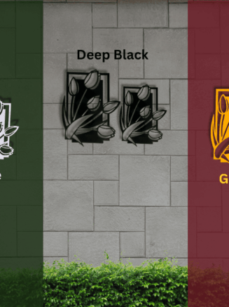 Handcrafted Wooden Tulip Wall Art – 2-Piece Floral Decor Set