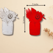 1003 - Flower jar 2 pieces (2)