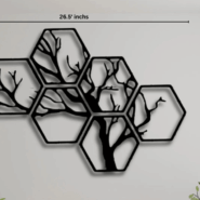 1005 - Hexagon Wall Hanging (2)