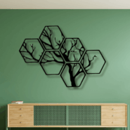 1005 - Hexagon Wall Hanging (3)