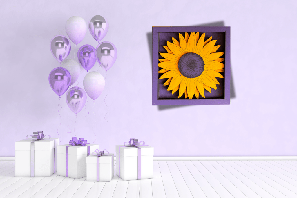 Wooden Sunflower Wall Hanging – Perfect Gift for Home Décor Lovers Wooden sunflower wall hanging gift idea for housewarming and special occasions