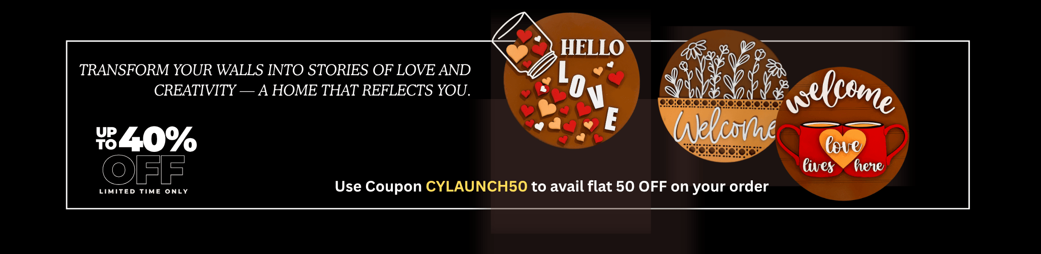 wooden wall hanging home decor